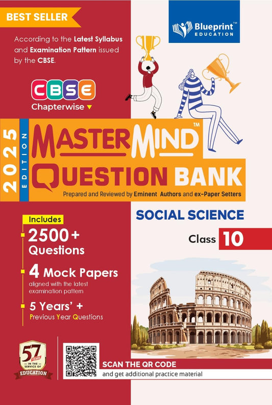 MasterMind Social Science CBSE Question Bank Class 10 - Latest Pattern for 2025 Examination - Paperback