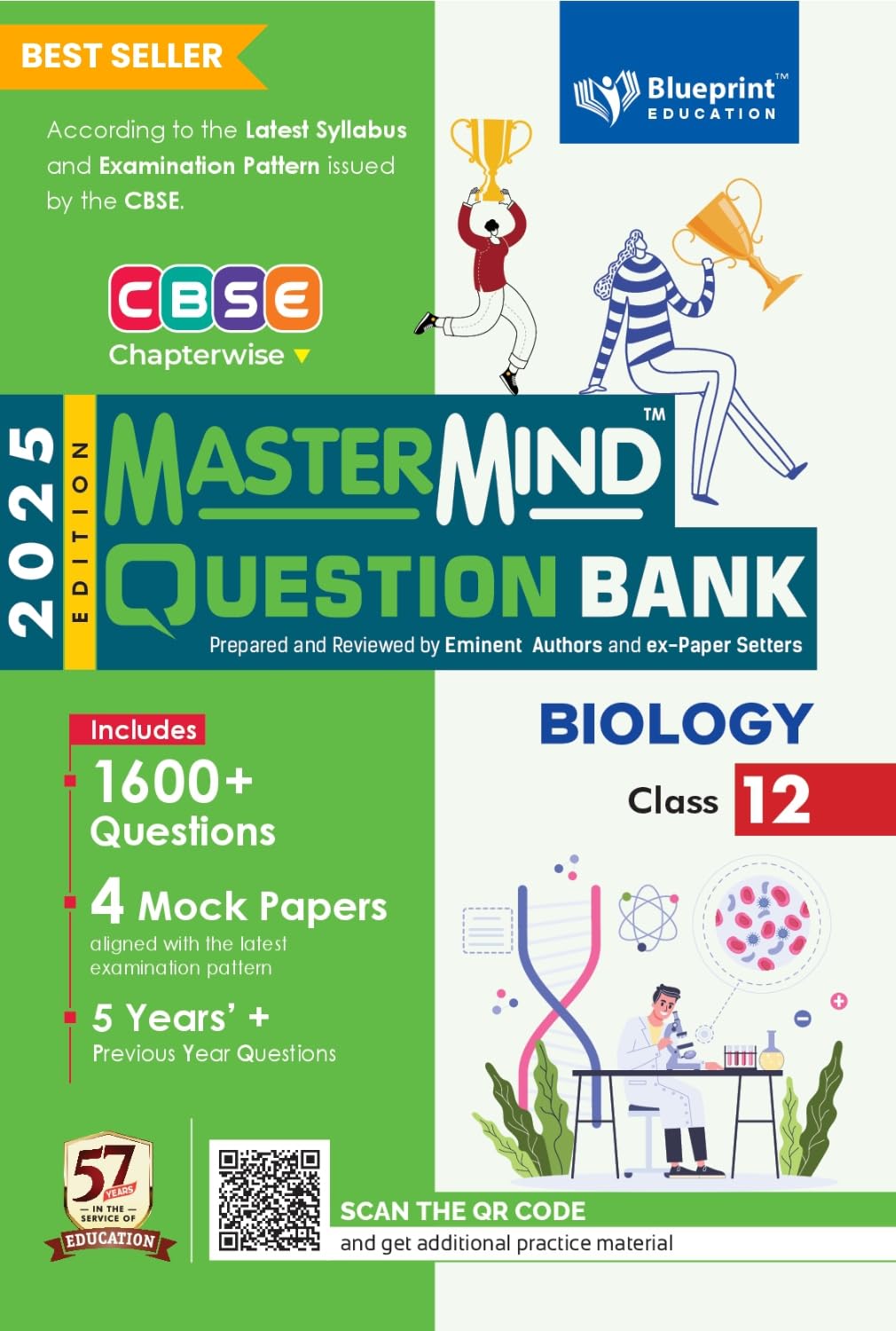 MasterMind Biology CBSE Question Bank Class 12 Latest Pattern for 2025 Examination - Paperback