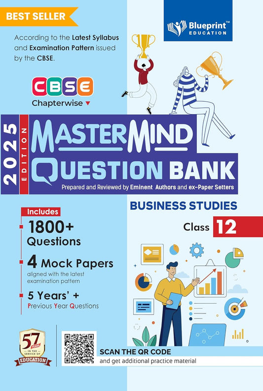 MasterMind Business Studies CBSE Question Bank Class 12 Latest Pattern for 2025 Examination - Paperback