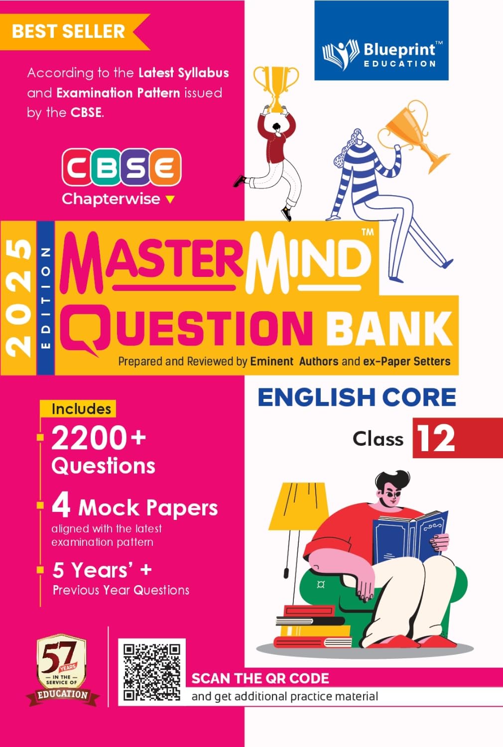 MasterMind English Core CBSE Question Bank Class 12 Latest Pattern for 2025 Examination - Paperback