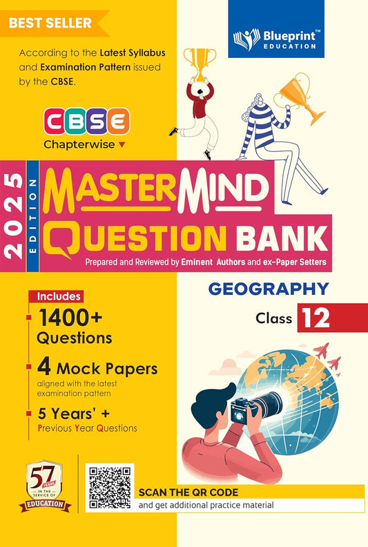 MasterMind Geography CBSE Question Bank Class 12 Latest Pattern for 2025 Examination - Paperback