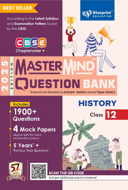 MasterMind History CBSE Question Bank Class 12 Latest Pattern for 2025 Examination - Paperback