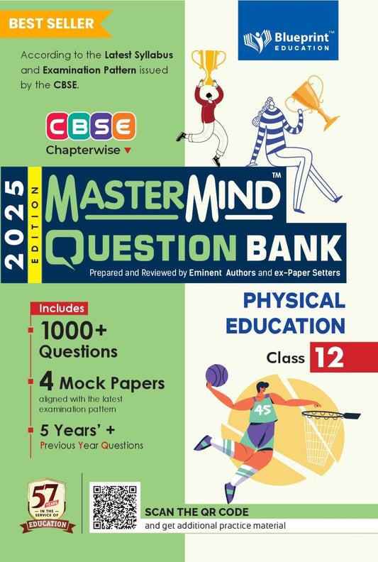 MasterMind Physical Education CBSE Question Bank Class 12 Latest Pattern for 2025 Examination - Paperback