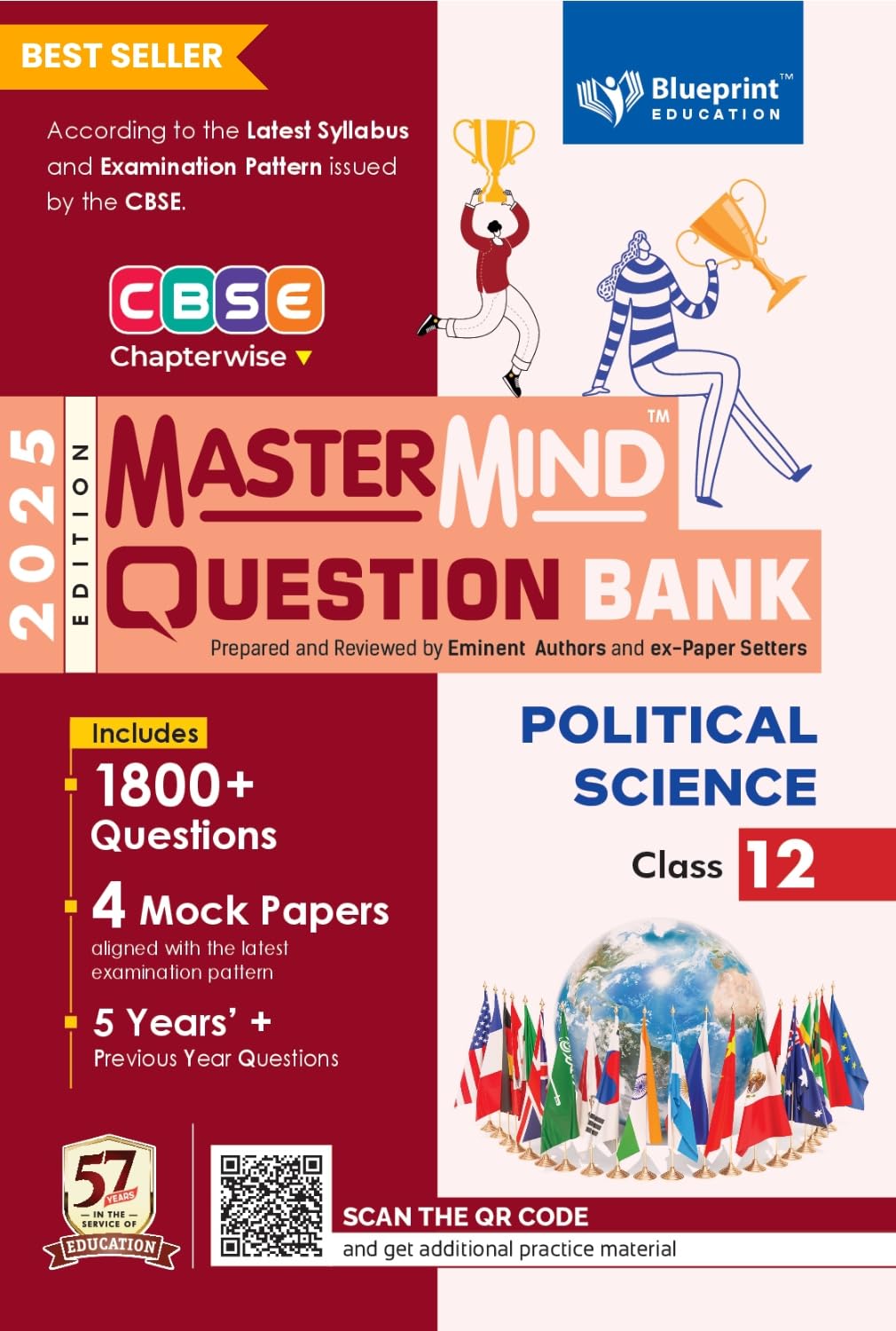 MasterMind Political Science CBSE Question Bank Class 12 Latest Pattern for 2025 Examination - Paperback