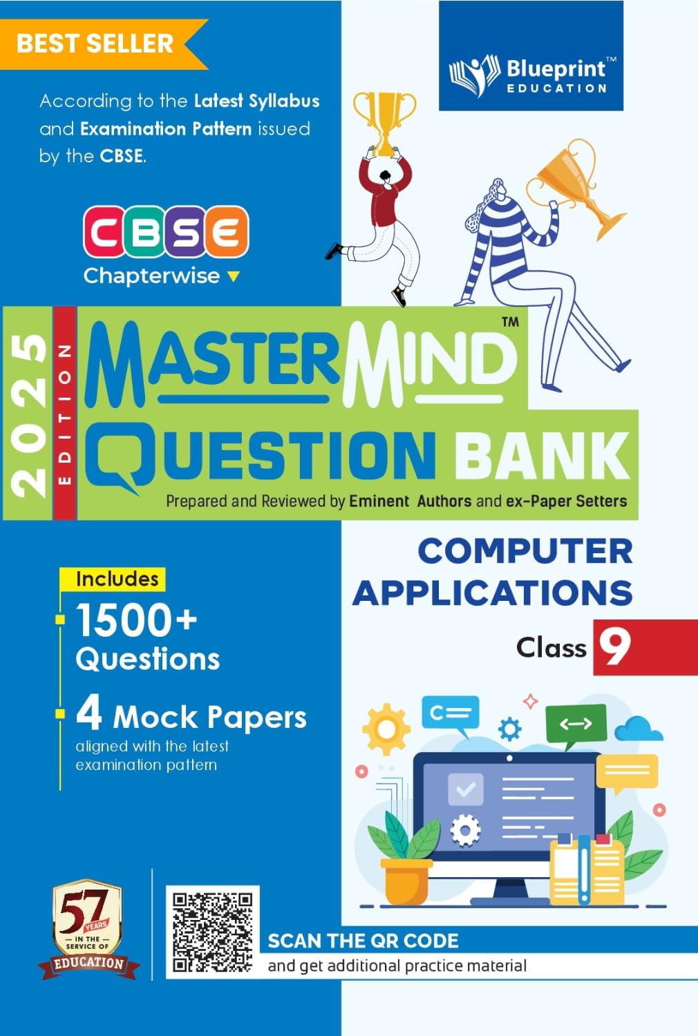 MasterMind Computer Applications CBSE Question Bank Class 9 Latest Pattern for 2025 Examination - Paperback