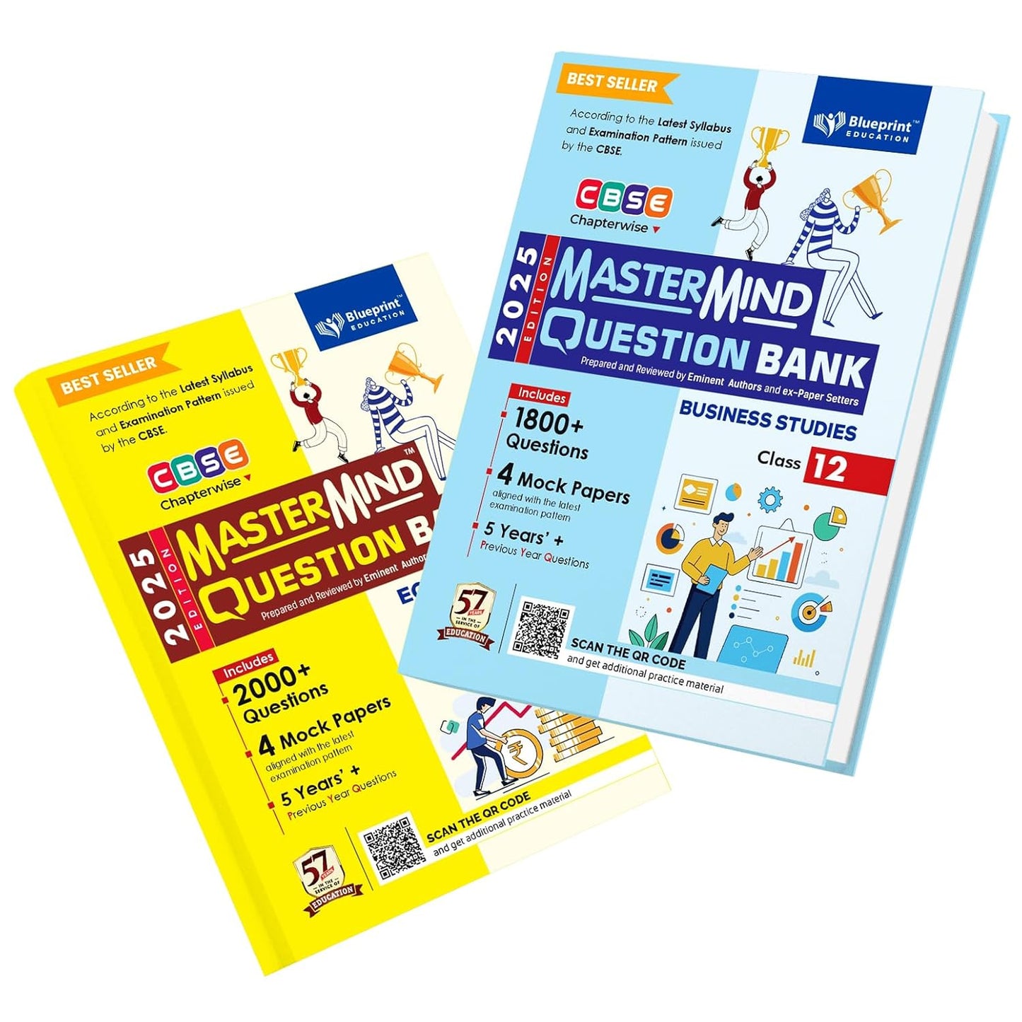 Blueprint Mastermind Question Bank Class 12 Business Studies and Economics. Set of 2 Books for 2025 Examination - Paperback