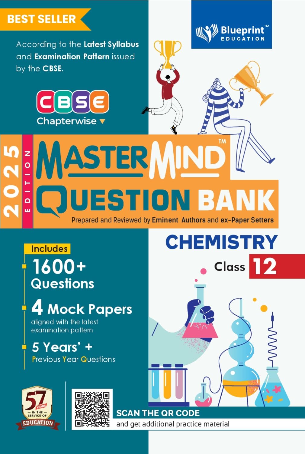 MasterMind Chemistry CBSE Question Bank Class 12 Latest Pattern for 2025 Examination - Paperback