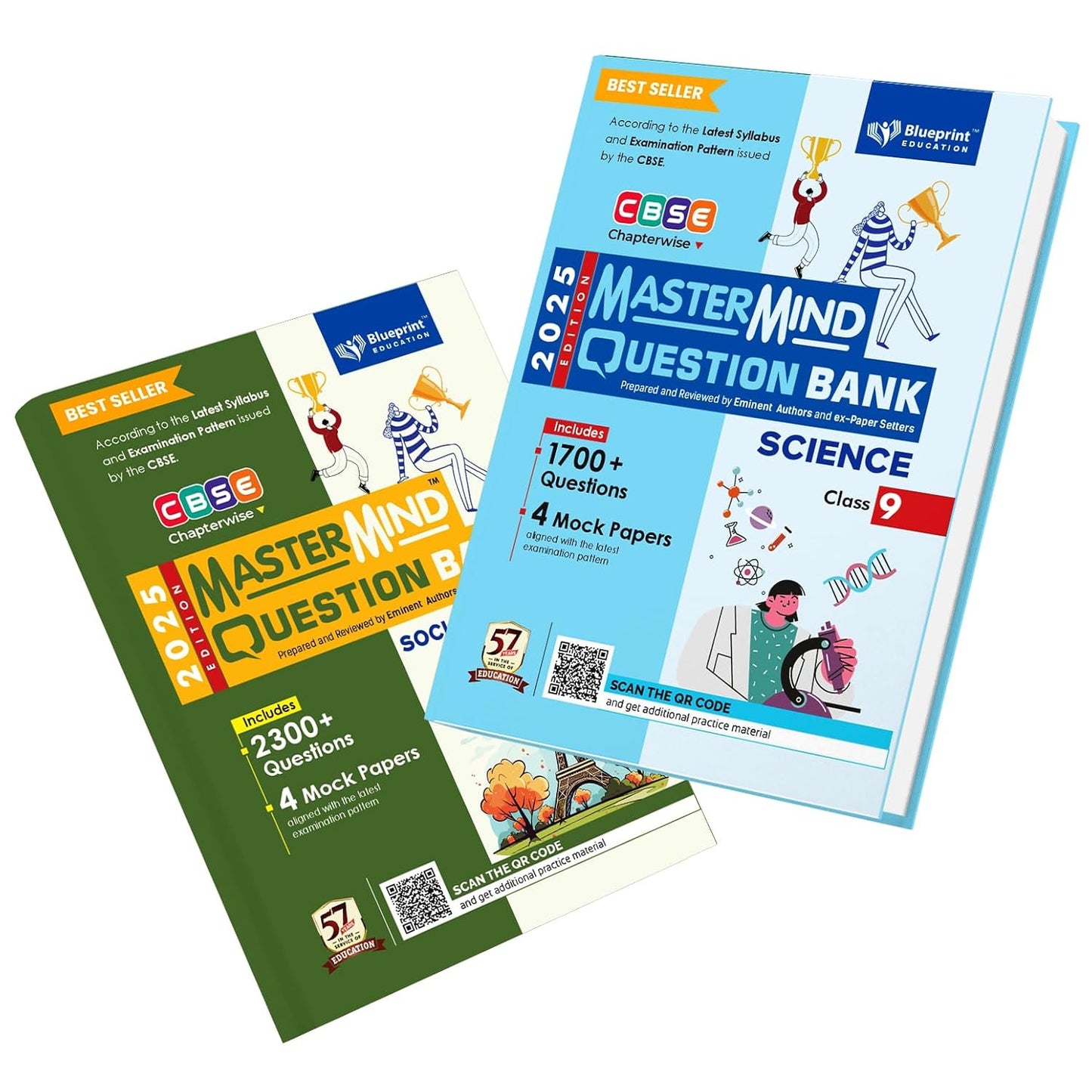 Blueprint Mastermind Question Bank Class 9 Science and Social Science. Set of 2 Books for 2025 Examination - Paperback