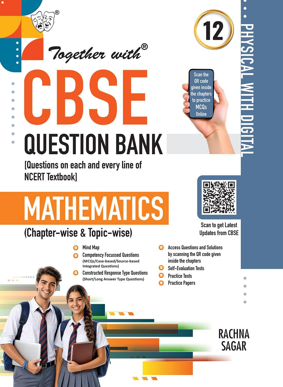 Together with (Physical with Digital) CBSE Question Bank Mathematics For Class 12 - Latest For 2027 Session