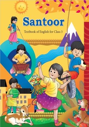 NCERT Santoor Textbook Of English For Class III - Latest for 2024-25 Session