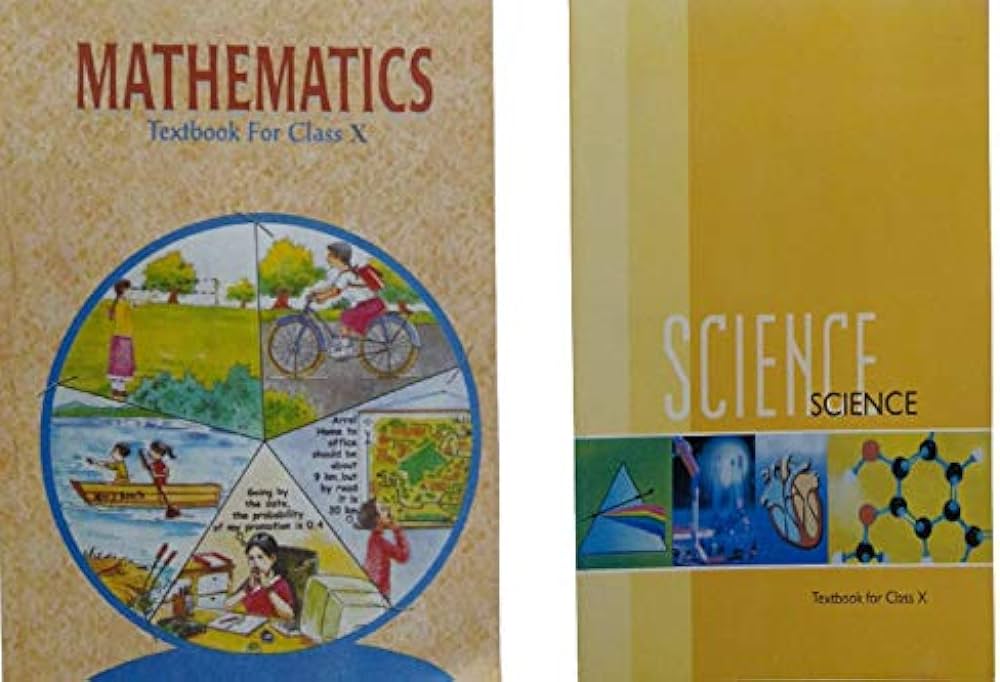 NCERT Class 10 Mathematics & Science Textbook Combo of 2 Books - Latest For 2024-25 Session