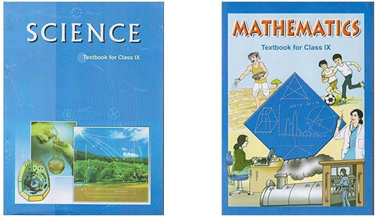 NCERT Class 9 Mathematics & Science Textbook Combo of 2 Books - Latest For 2024-25 Session