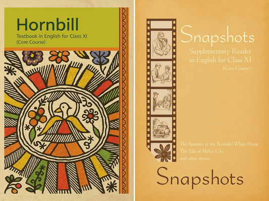 NCERT Hornbill and Snapshots Textbook in English For Class 11 - Set of 2 Books - Latest Edition