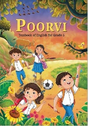 NCERT Curiosity (Science) & Exploring Society: India and Beyond (Social), Poorvi (English) & Malhar (Hindi) For Grade 6 (Set of 4 Books) -  Latest for 2025 Examination.