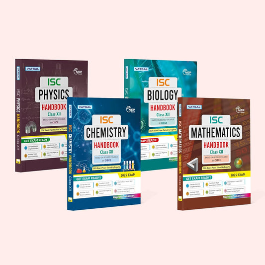 Nageen ISC Physics, Chemistry, Biology and Mathematics Handbook class 12 - for 2025 Exam's