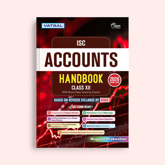 Nageen ISC Accounts Handbook for Class 12 _ Based on Revised Syllabus by CISCE -  for 2026 Exam's