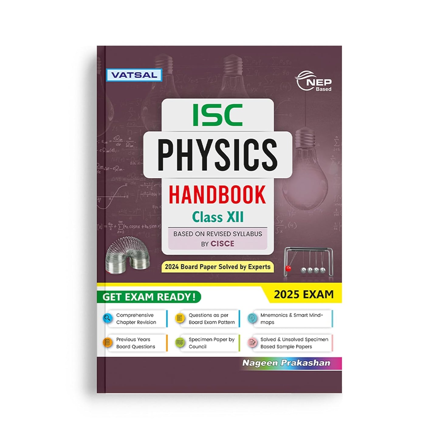 Vatsal ISC Physics Handbook Based on Revised Syllabus by CISCE Class 12 - for 2025 Exam's