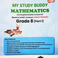Navneet Learn Smart - My Study Buddy - Mathematics for Class 8 Part 1 and 2 (A complete Solution & Beyond) Based on NCERT Textbook _Ganita Prakash - Set of 2 books. Paperback