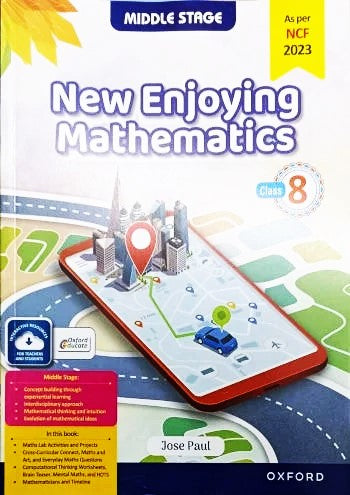 Oxford New Enjoying Mathematics (Middle Stage) for Class 8 - Latest for 2026 Session. Paperback