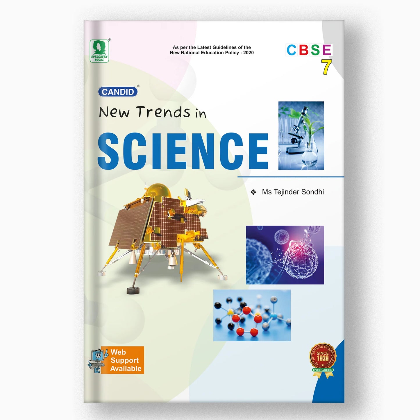Evergeen Candid New Trends in Science for Class 7 - Latest for 2025-26 Session. Paperback