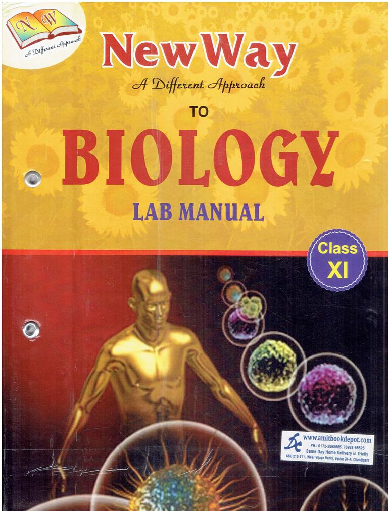 New Way A Different Approach to Biology Lab Manual for Class 11 - Latest for 2025-26 Examination. (Hardbound)