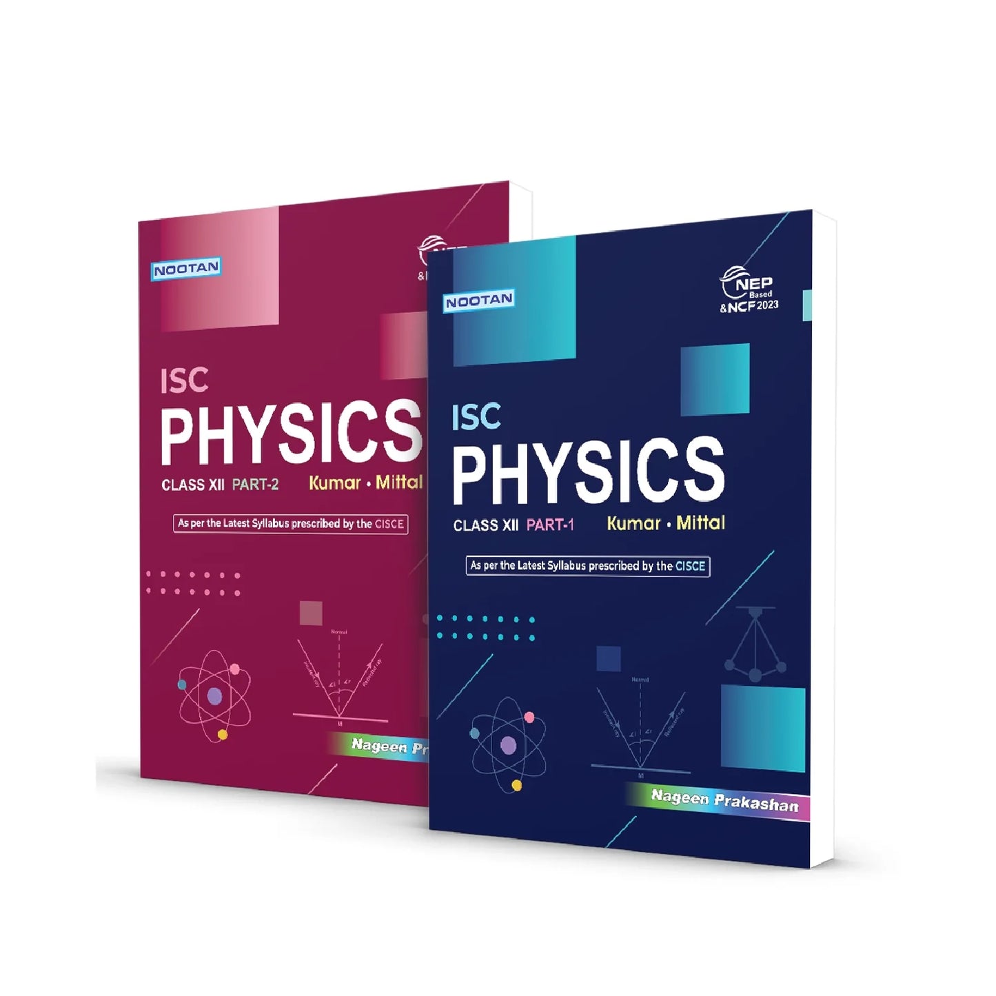 Nootan ISC Physics Class 12 by Kumar Mittal (Part 1 & 2) - Set of 2 Books - Latest for 2026-27 Session. Paperback