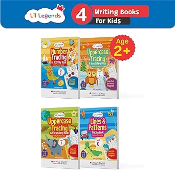 Oswaal Lil Legends Writing Practice Box Set - Pack of 4 Books