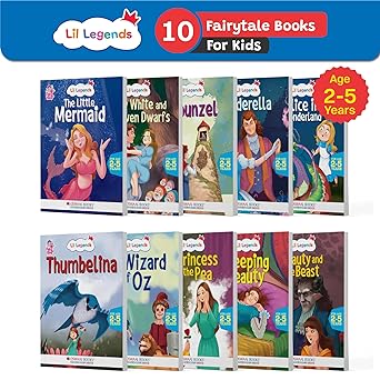 Oswaal Lil Legends Fairy Tales - Set of 10 Books