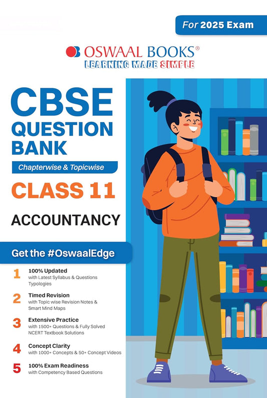 Oswaal CBSE Question Bank Accountancy For Class 11 - Latest for 2025 Board Exams