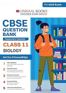 Oswaal CBSE Question Bank Biology For Class 11 - Latest for 2025 Board Exams