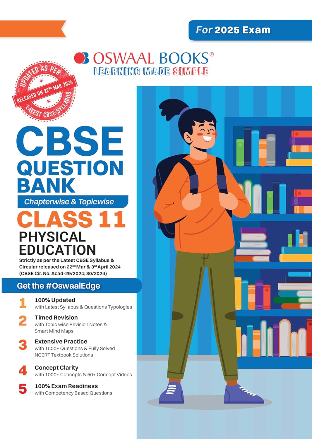 Oswaal CBSE Question Bank Physical Education For Class 11 - Latest for 2025 Board Exams