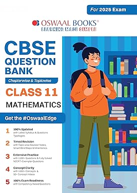 Oswaal CBSE Question Bank Mathematics For Class 11 - Latest for 2025 Board Exams
