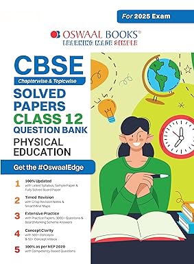 Oswaal CBSE Question Bank Physical Education For Class 12 - Latest for 2025 Board Exams