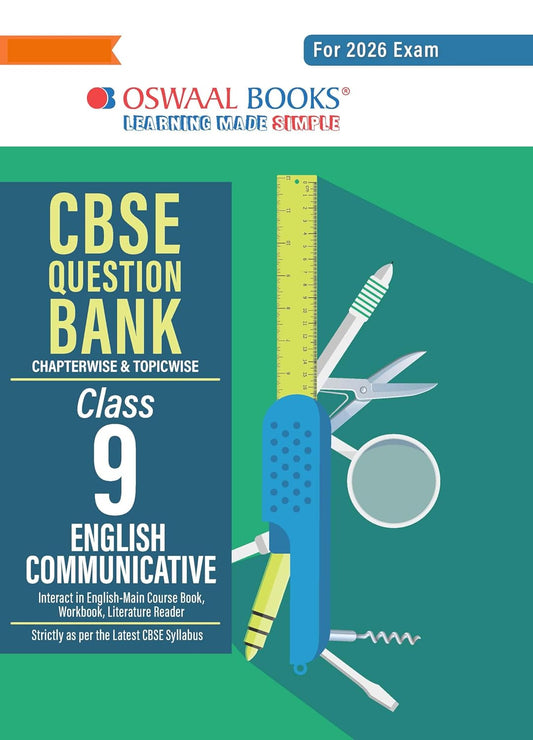 Oswaal CBSE Question Bank English Communicative For Class 9 - Latest for 2026 Board Exams