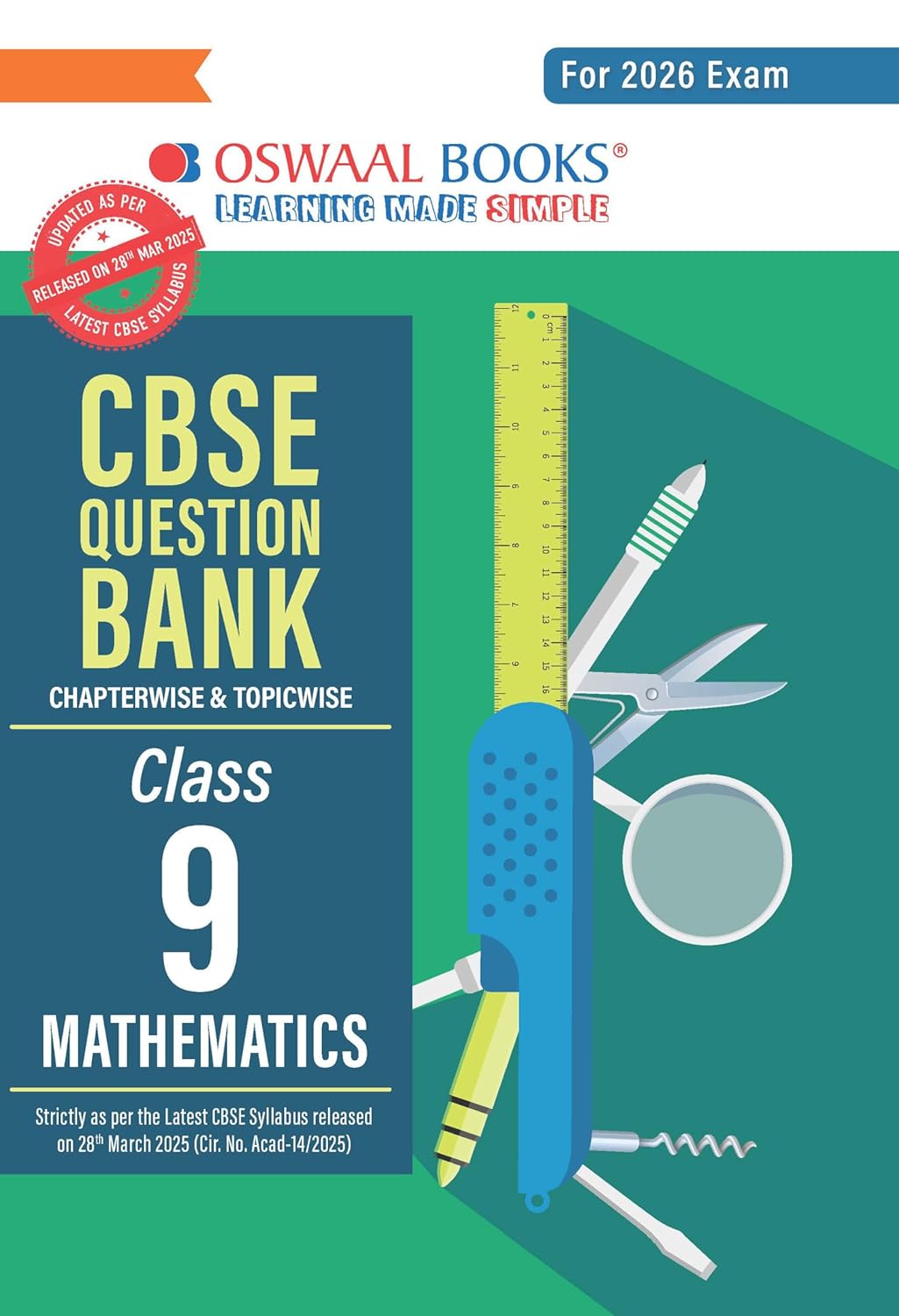Oswaal CBSE Question Bank Mathematics For Class 9 - Latest for 2026 Board Exams