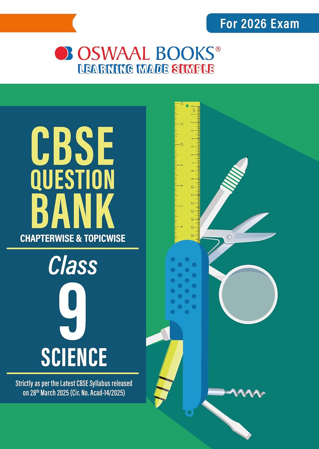 Oswaal CBSE Question Bank English, Mathematics, Science & Social Science For Class 9 - Set of 4 Books - Latest for 2026 Board Exams