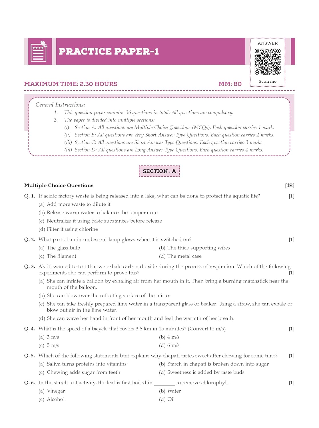 Oswaal CBSE & NCERT One for All Question Bank Math's, Science, Social Science & English - Set of 4 books - for Class 7 I Latest for 2026 Exam