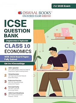 Oswaal ICSE Question Bank Economics For Class 10 - Latest for 2024-25 Session