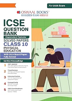 Oswaal ICSE Question Bank Physical Education For Class 10 - Latest for 2024-25 Session