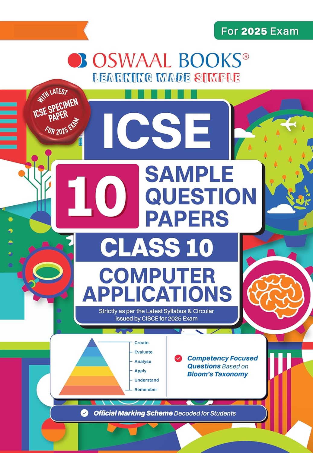 Oswaal ICSE 10 Sample Question Papers Computer Application For Class 1 ...