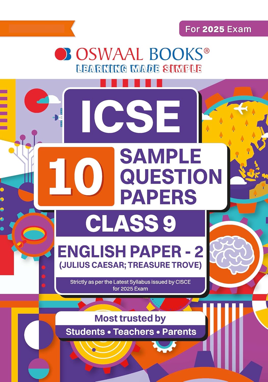 Oswaal ICSE 10 Sample Question Papers English 2 For Class 9 - Latest for 2025 Board Exam's