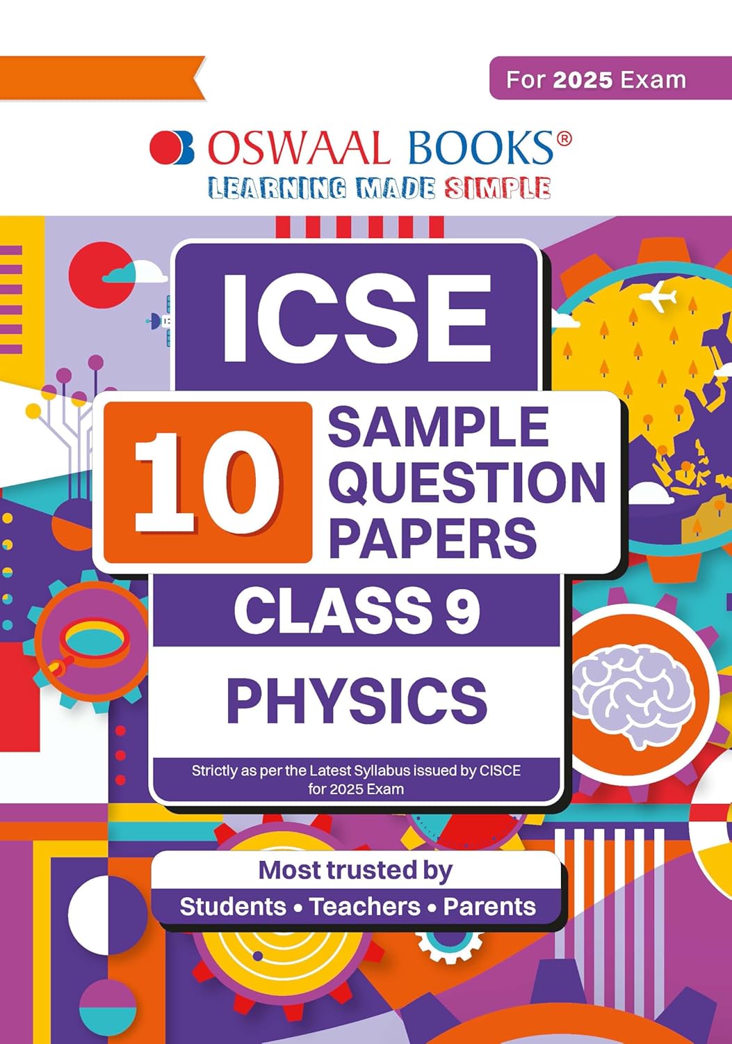 Oswaal ICSE 10 Sample Question Papers Physics For Class 9 - Latest for 2025 Board Exam's