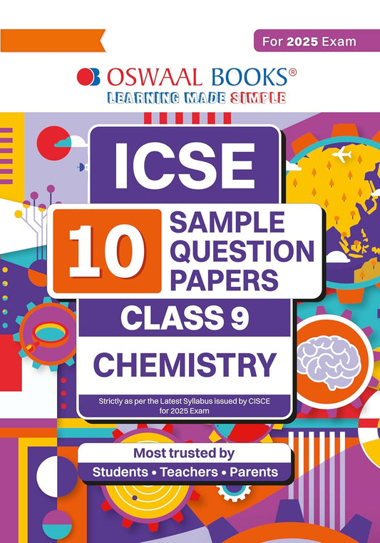 Oswaal ICSE Sample Question Papers Chemistry For Class 9 - Latest for 2025 Board Exam's