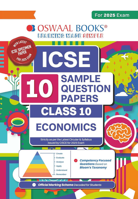 Oswaal ICSE 10 Sample Question Papers Economics For Class 10 - Latest for 2025 Board Exam's