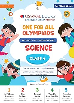 Oswaal One For All Olympiad Science For Class 4 - Latest for 2024-25 Session