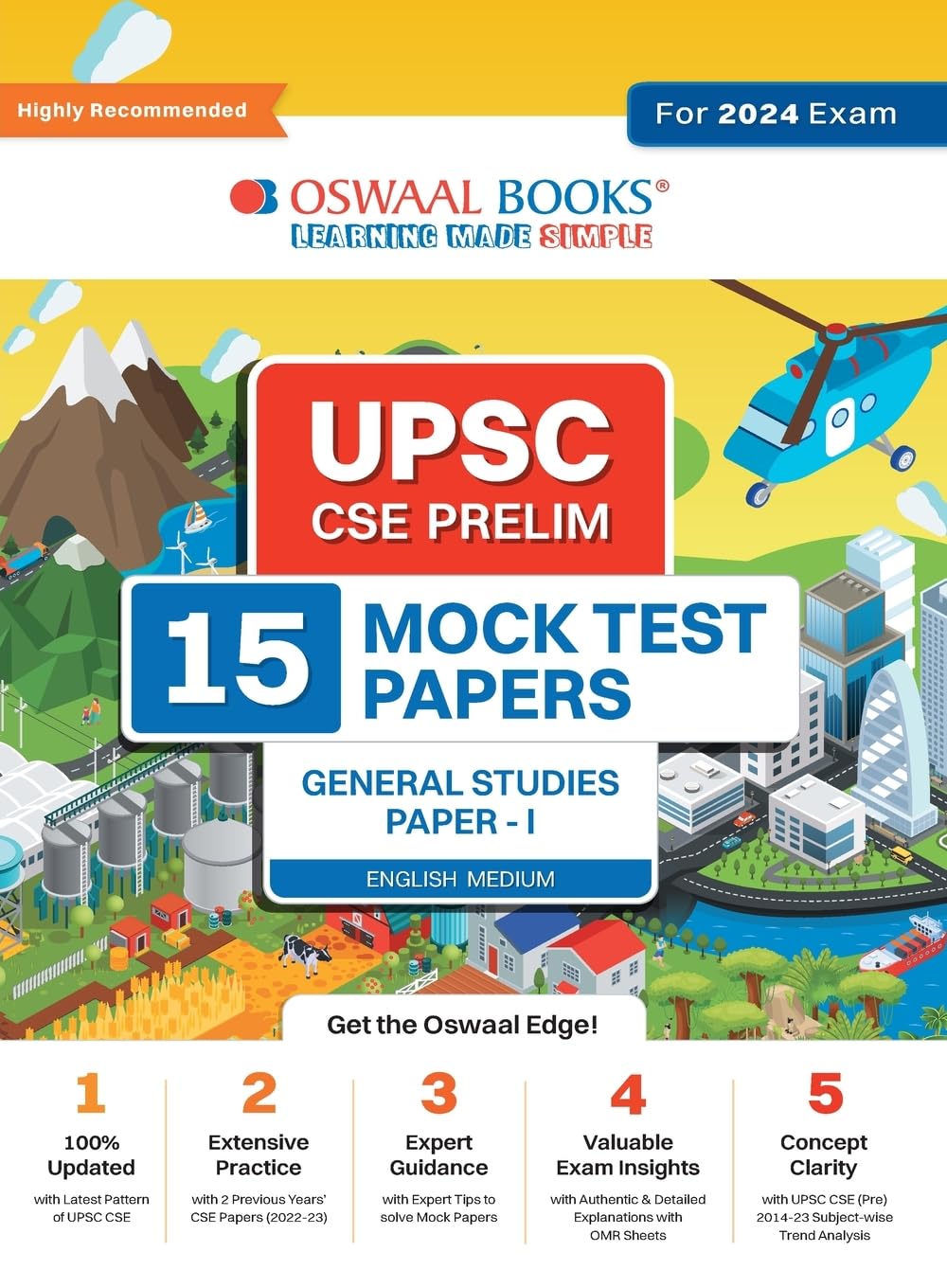 Cse Paper Sample Oswaal UPSC CSE Prelim 15 Mock Test Papers General Studies Paper-I (CS ...