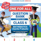 Oswaal CBSE & NCERT One for All Question Bank Math's, Science, Social Science & English - Set of 4 books - for Class 6 I Latest for 2026 Exam