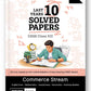 Oswal Gurukul CBSE Last 10 Years Solved Papers Commerce Stream For Class 12 - Latest for 2027 Examination