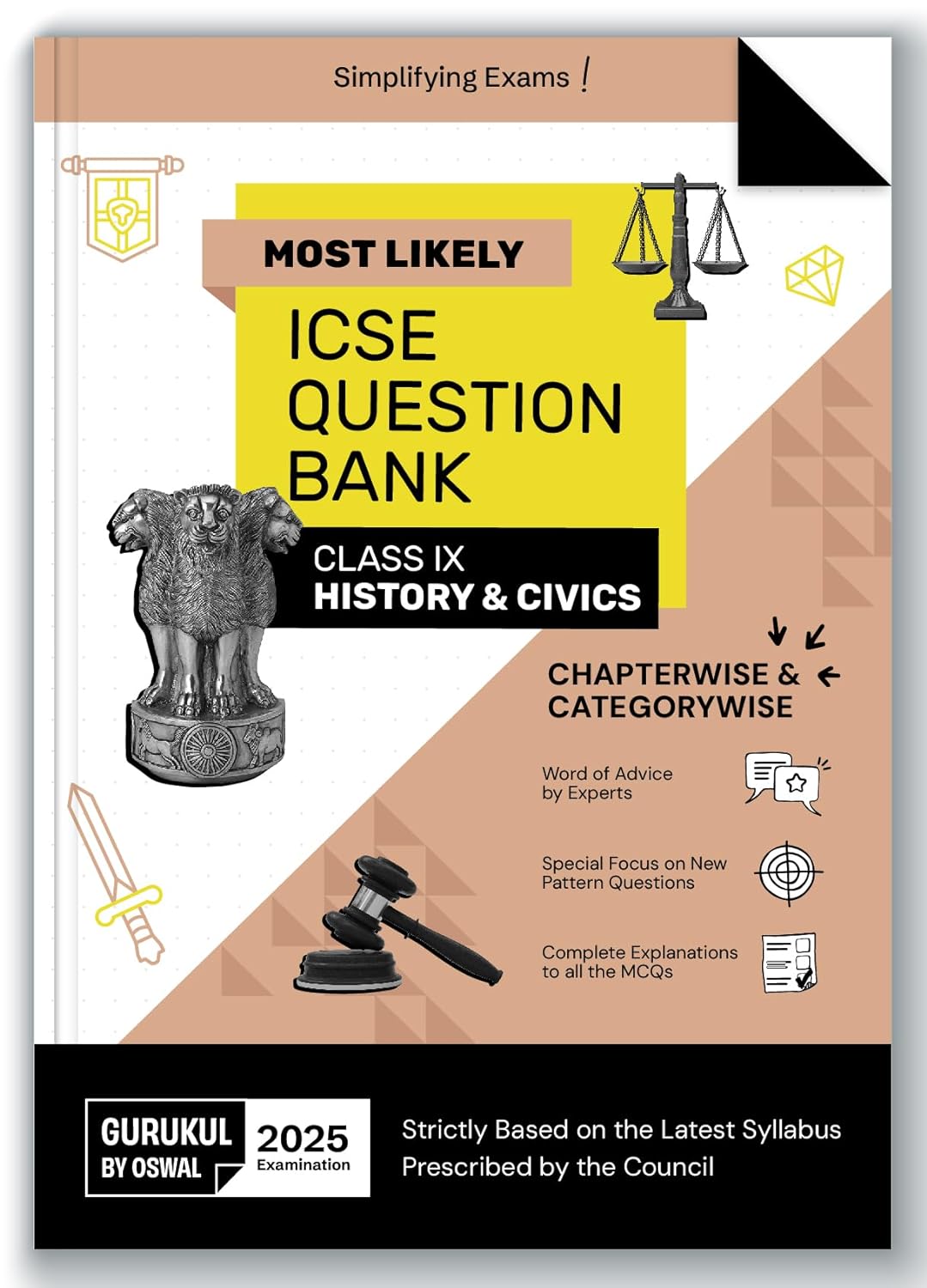 Oswal Gurukul ICSE History & Civics Question Bank Class 9 - for 2025. Paperback