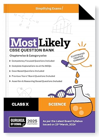 Oswal Gurukul Science Most Likely CBSE Question Bank Class 10 for 2024-25. Paperback